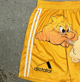 Baggy Dictator Cloud Mesh Shorts Flash Yellow